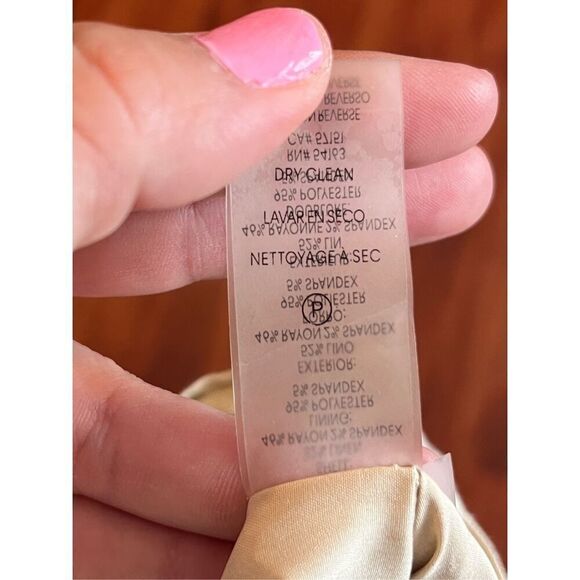 NWOT Calvin Klein Linen Pants. Size XL - Picture 14 of 15